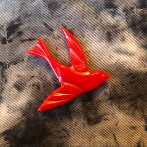 Injured Sparrow Brooch